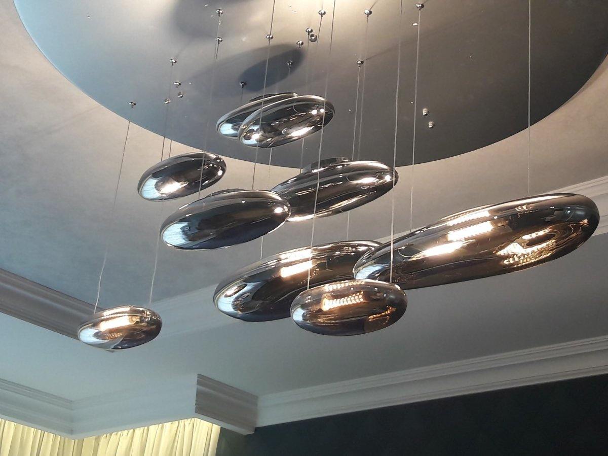 Lustra Deckenleuchte Aluminium Pebble-Las Sola