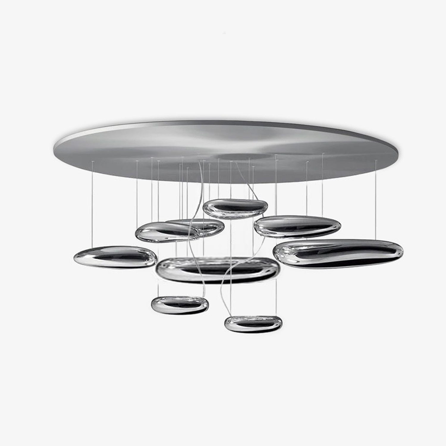 Lustra Deckenleuchte Aluminium Pebble-Las Sola