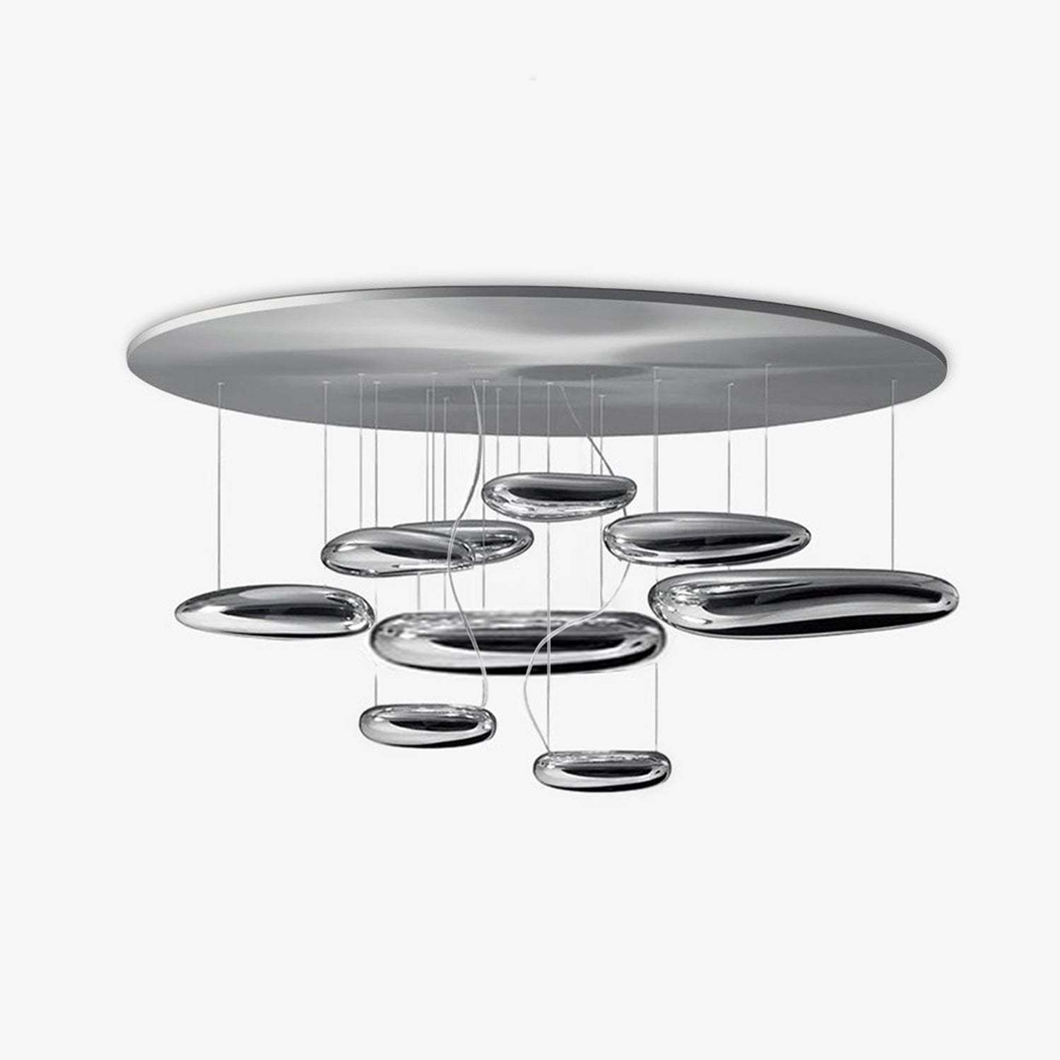 Lustra Deckenleuchte Aluminium Pebble-Las Sola