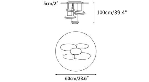 Lustra Deckenleuchte Aluminium Pebble-Las Sola