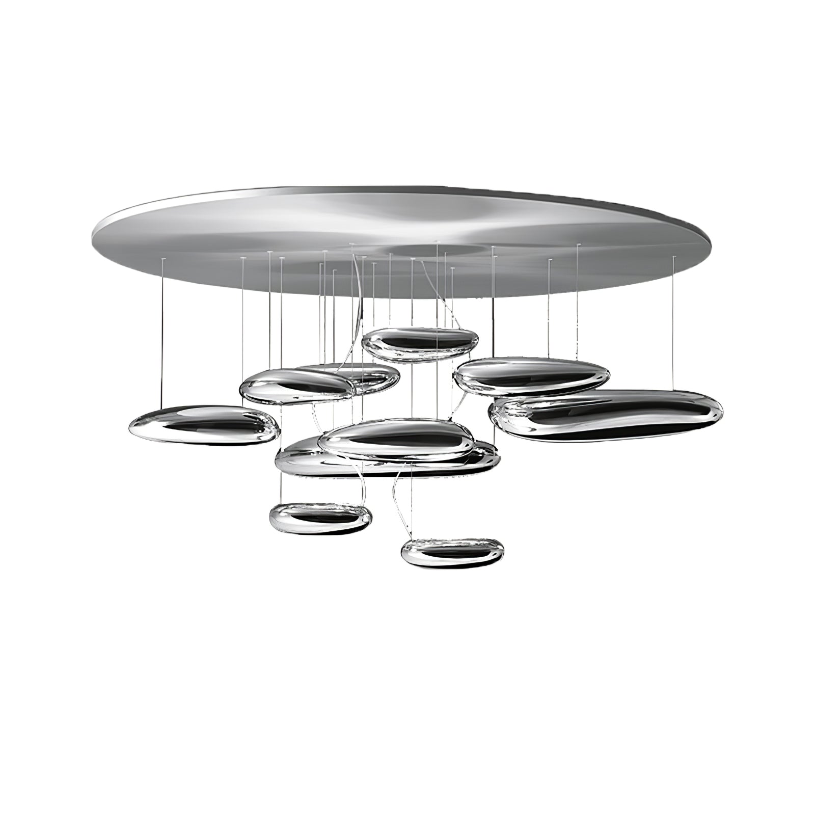Lustra Deckenleuchte Aluminium Pebble-Las Sola