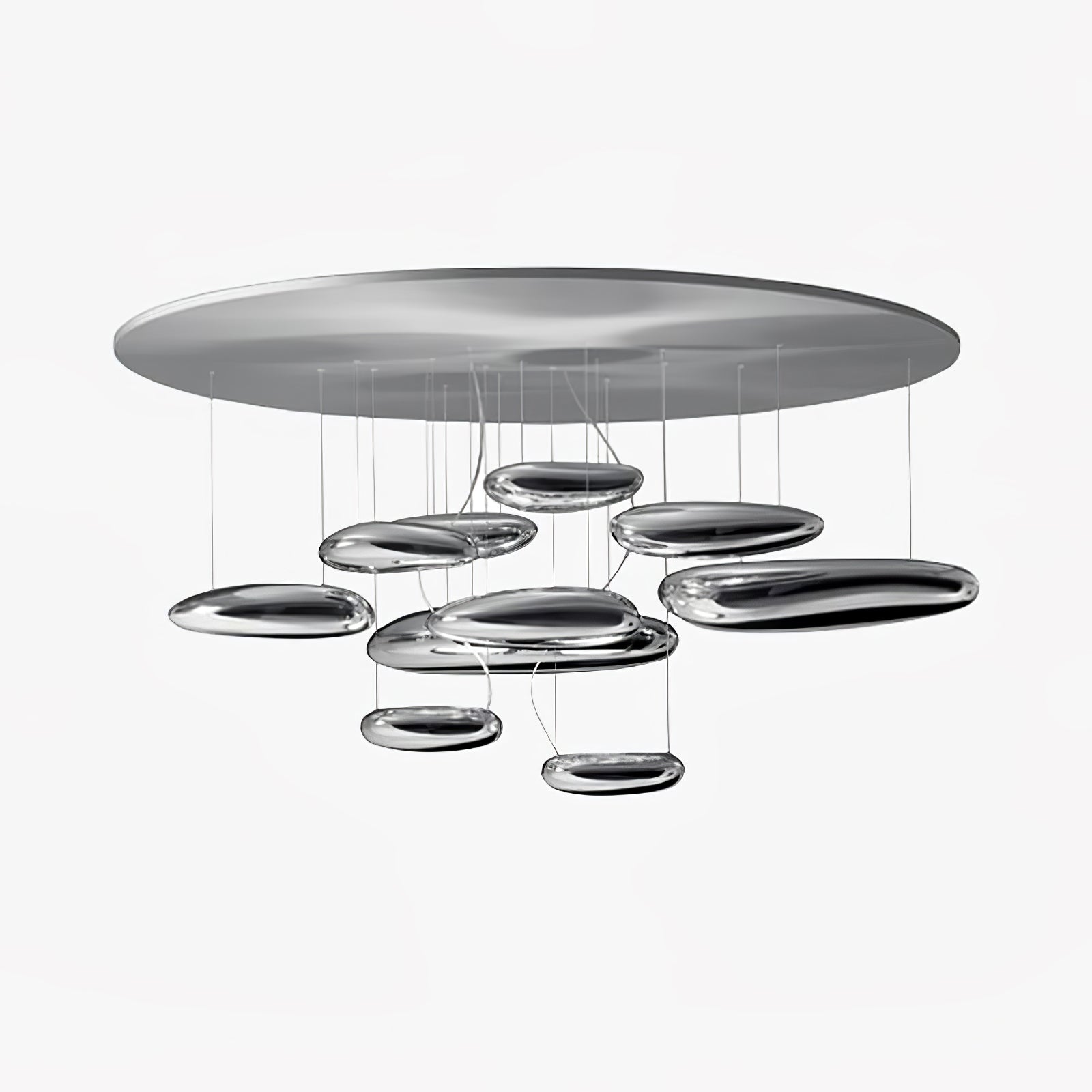 Lustra Deckenleuchte Aluminium Pebble-Las Sola