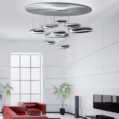 Lustra Deckenleuchte Aluminium Pebble-Las Sola