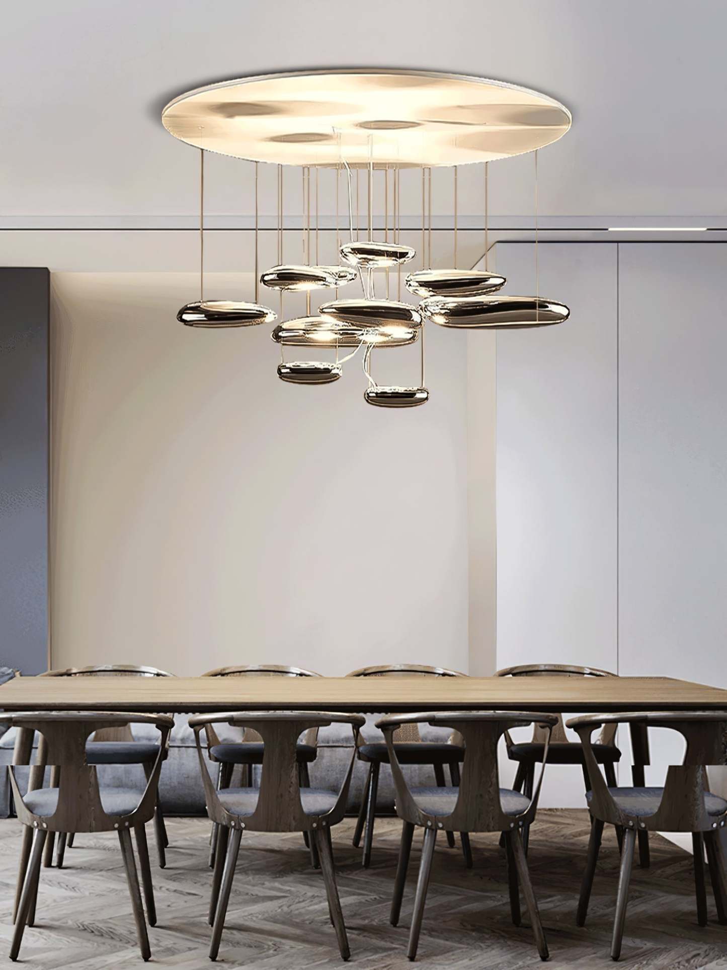 Lustra Deckenleuchte Aluminium Pebble-Las Sola