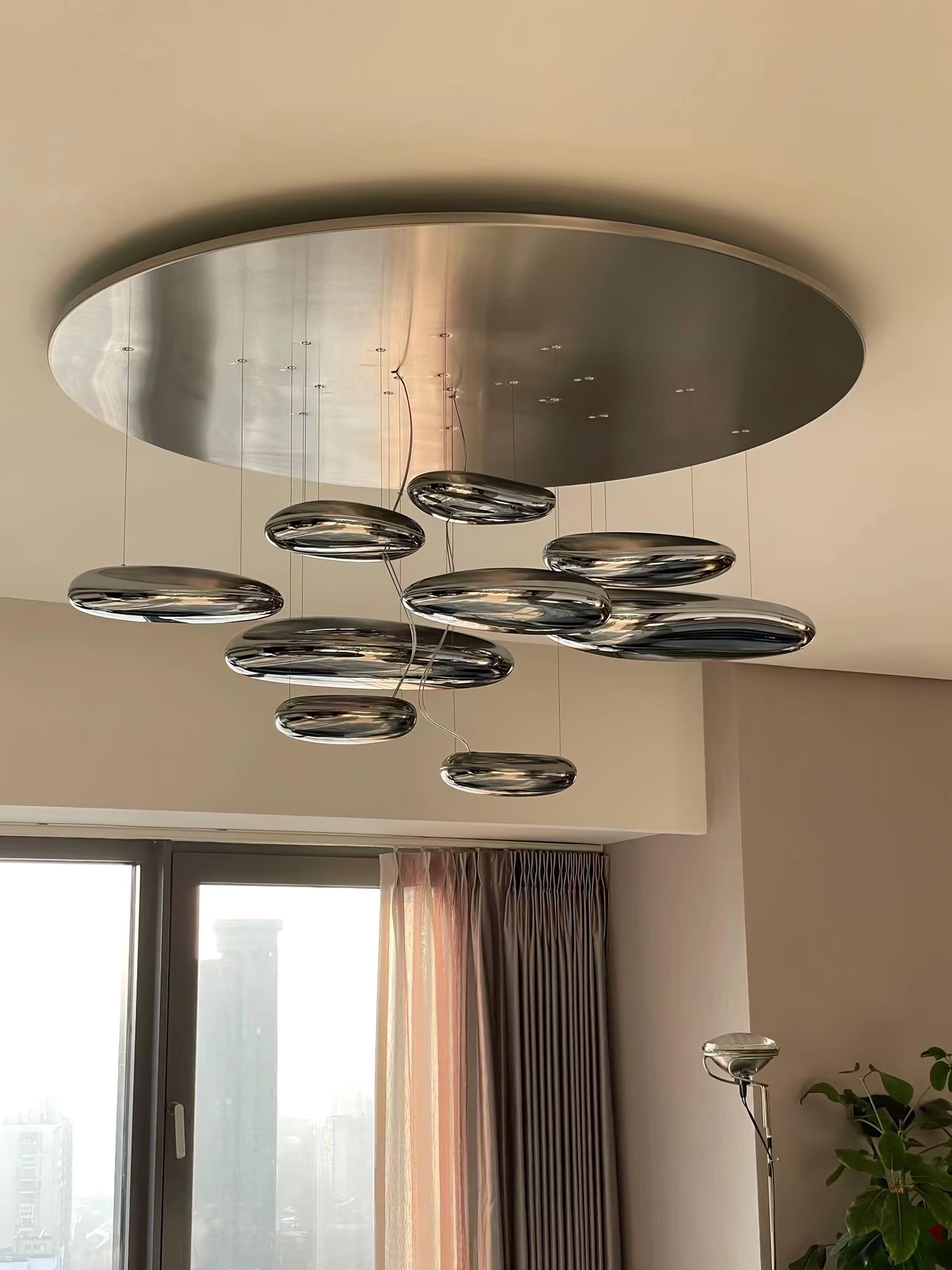 Lustra Deckenleuchte Aluminium Pebble-Las Sola