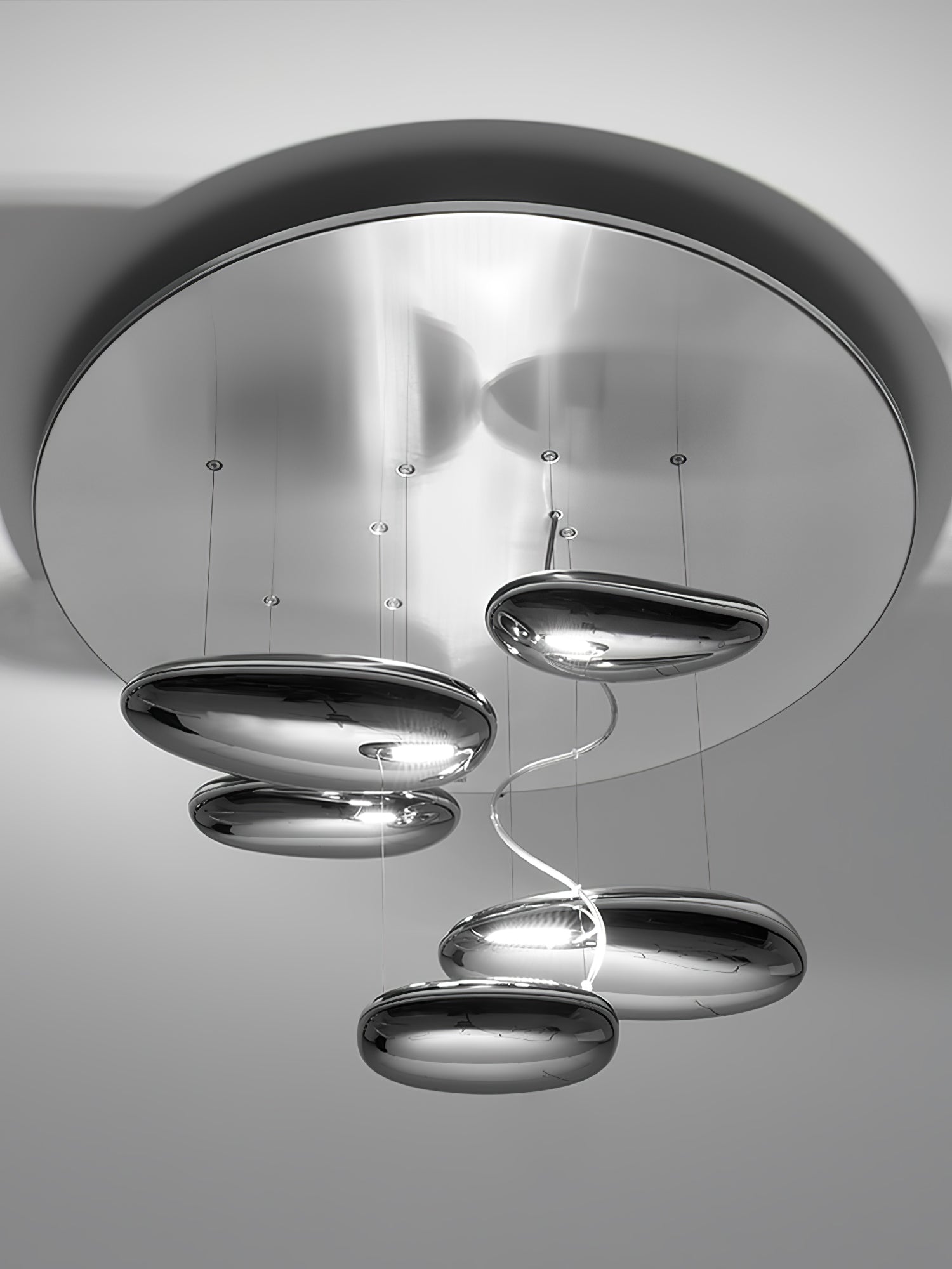 Lustra Deckenleuchte Aluminium Pebble-Las Sola