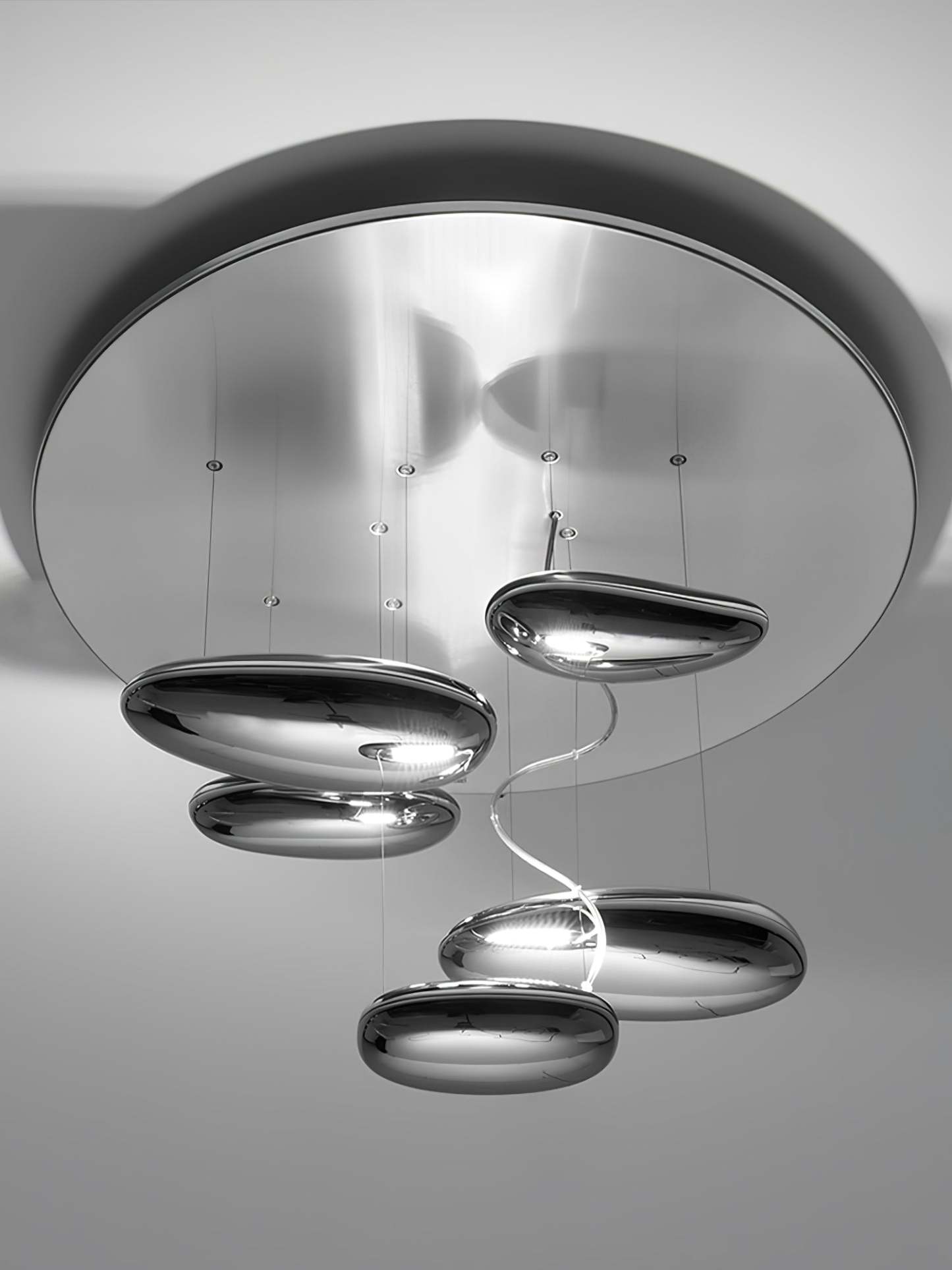 Lustra Deckenleuchte Aluminium Pebble-Las Sola