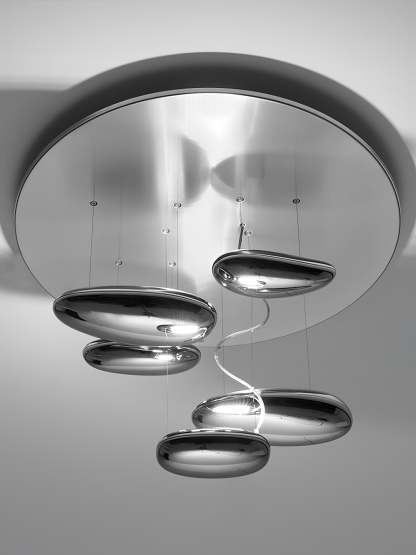 Lustra Deckenleuchte Aluminium Pebble-Las Sola