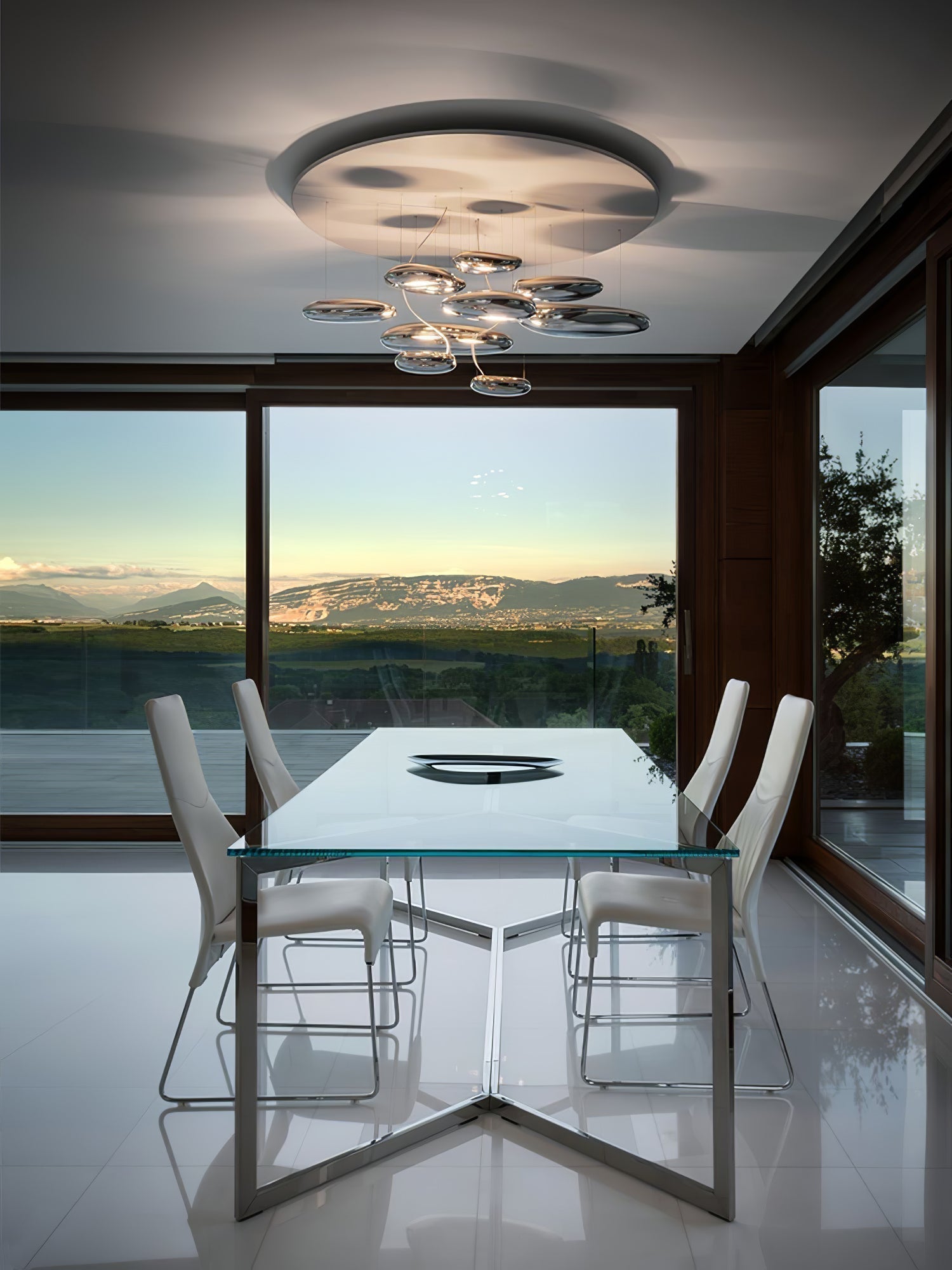 Lustra Deckenleuchte Aluminium Pebble-Las Sola