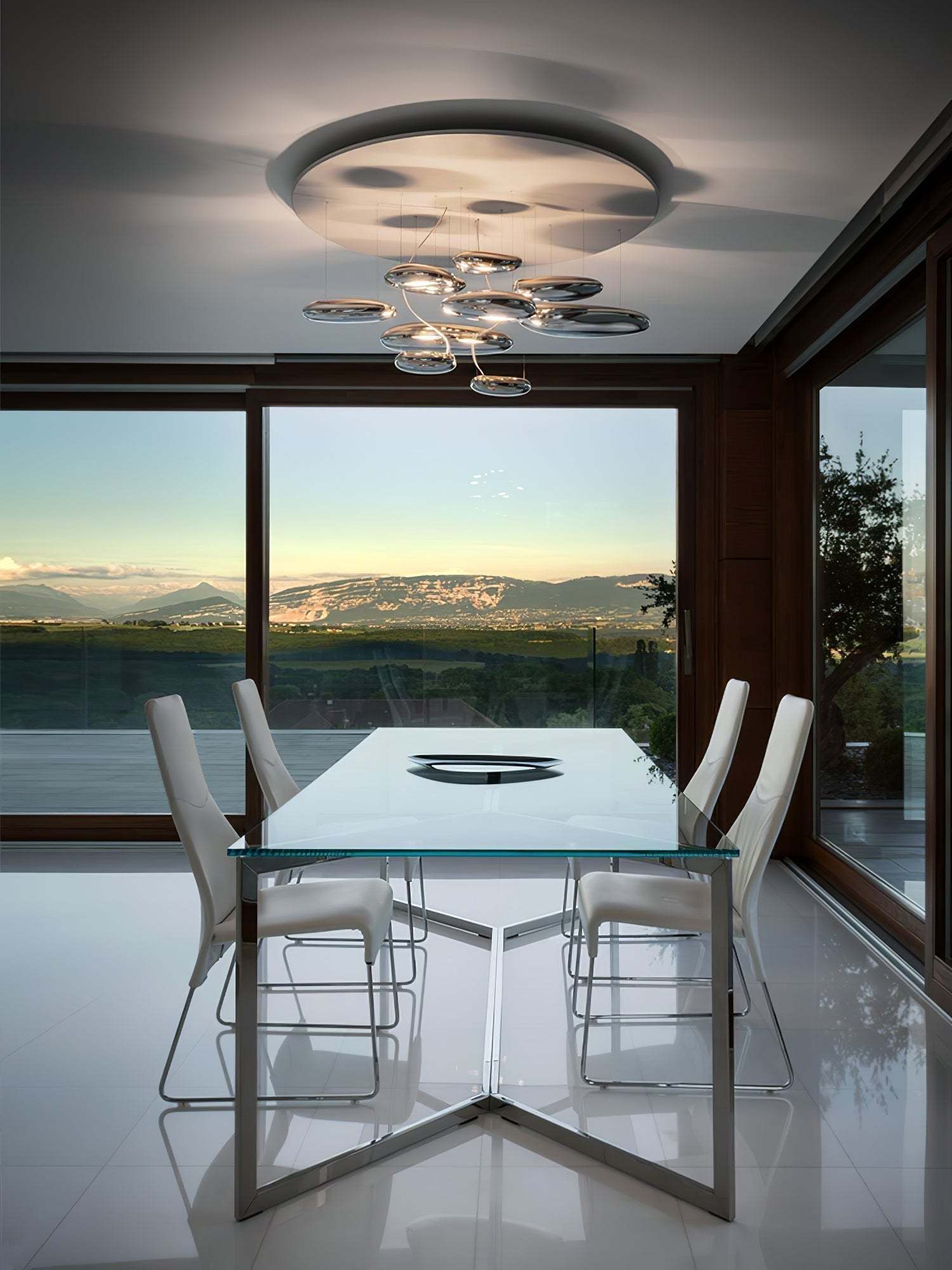 Lustra Deckenleuchte Aluminium Pebble-Las Sola