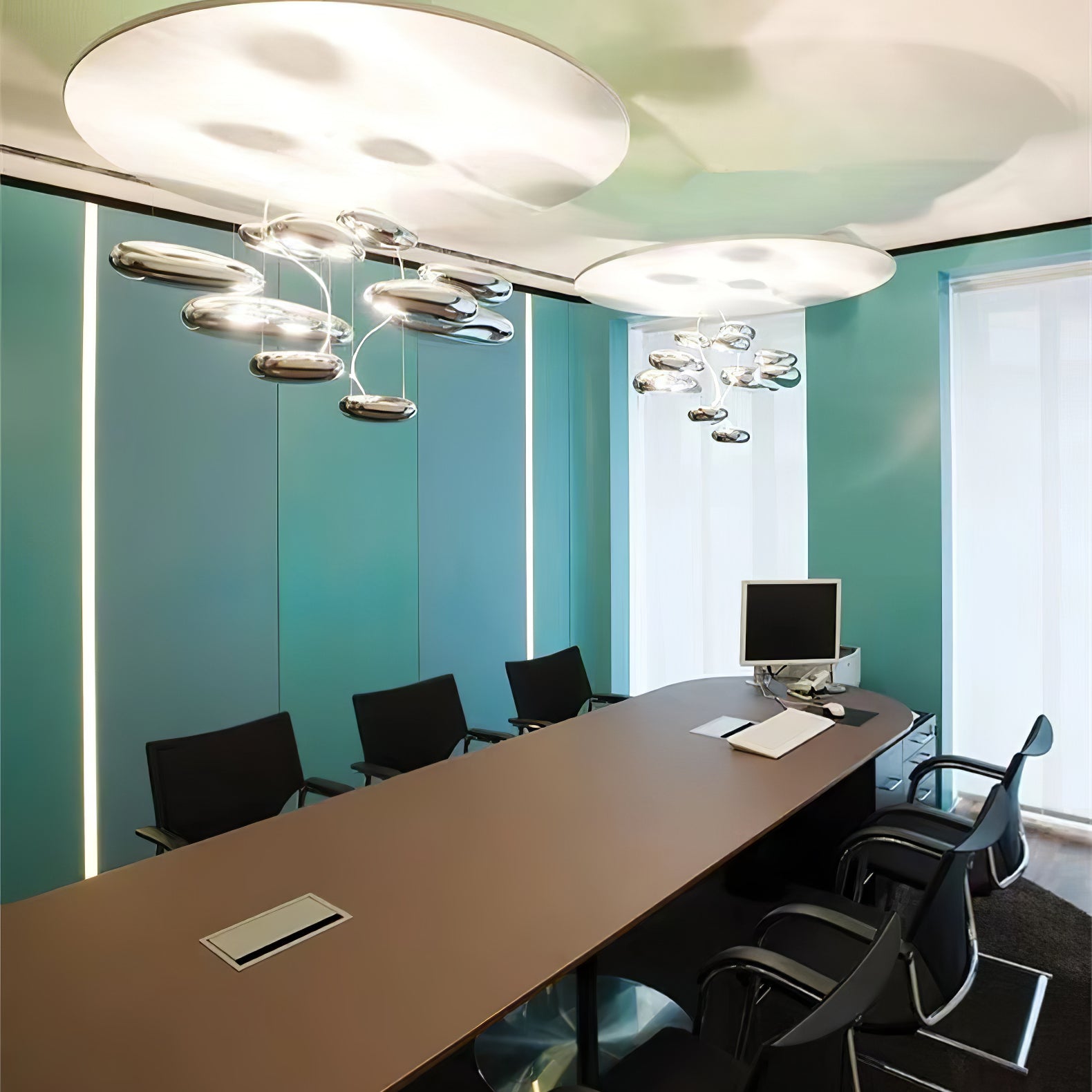 Lustra Deckenleuchte Aluminium Pebble-Las Sola