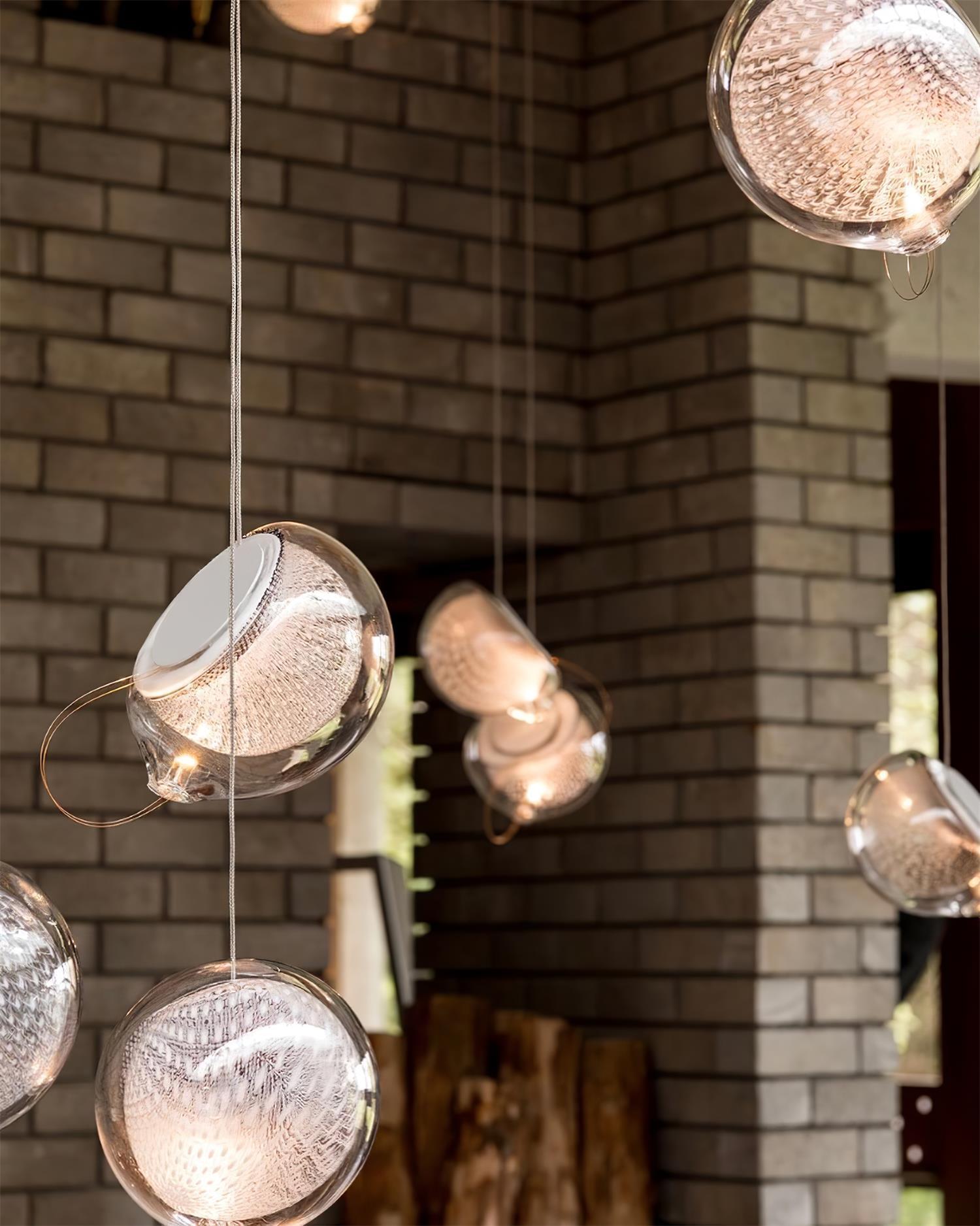 Lunacen Künstlerisch Glas Pendelleuchte-Las Sola