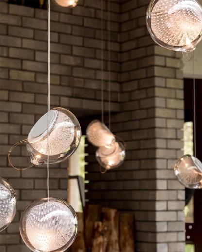 Lunacen Künstlerisch Glas Pendelleuchte-Las Sola