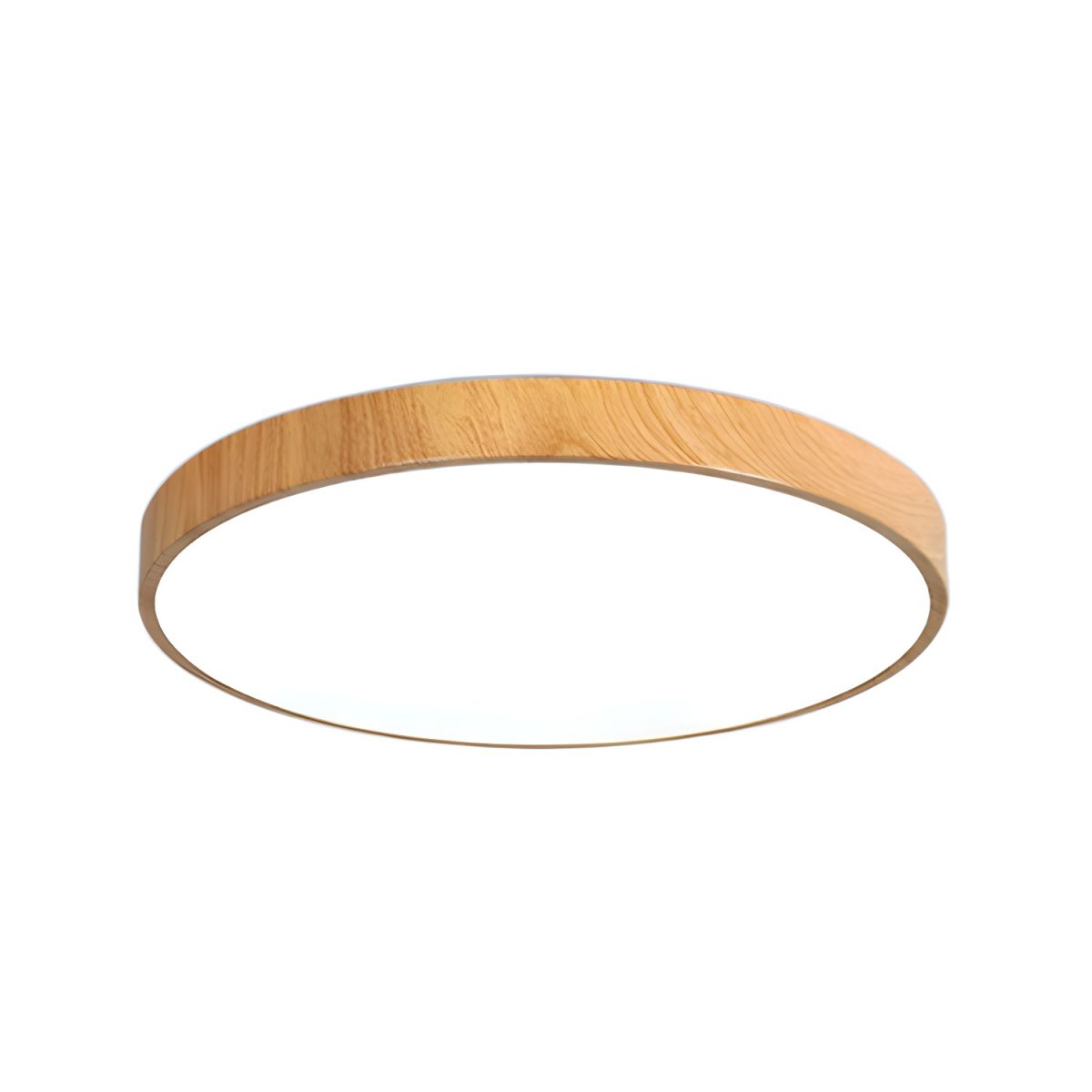 Eliriel Modern Minimalistisch Rund Holz Einbau Deckenleuchte-Las Sola