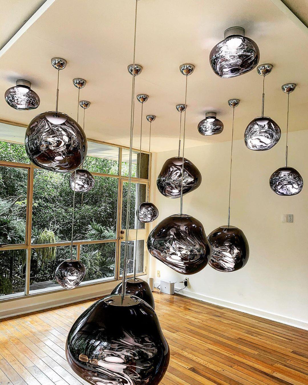 Lustra Pendelleuchte Lampe Modern Lava Acryl-Las Sola