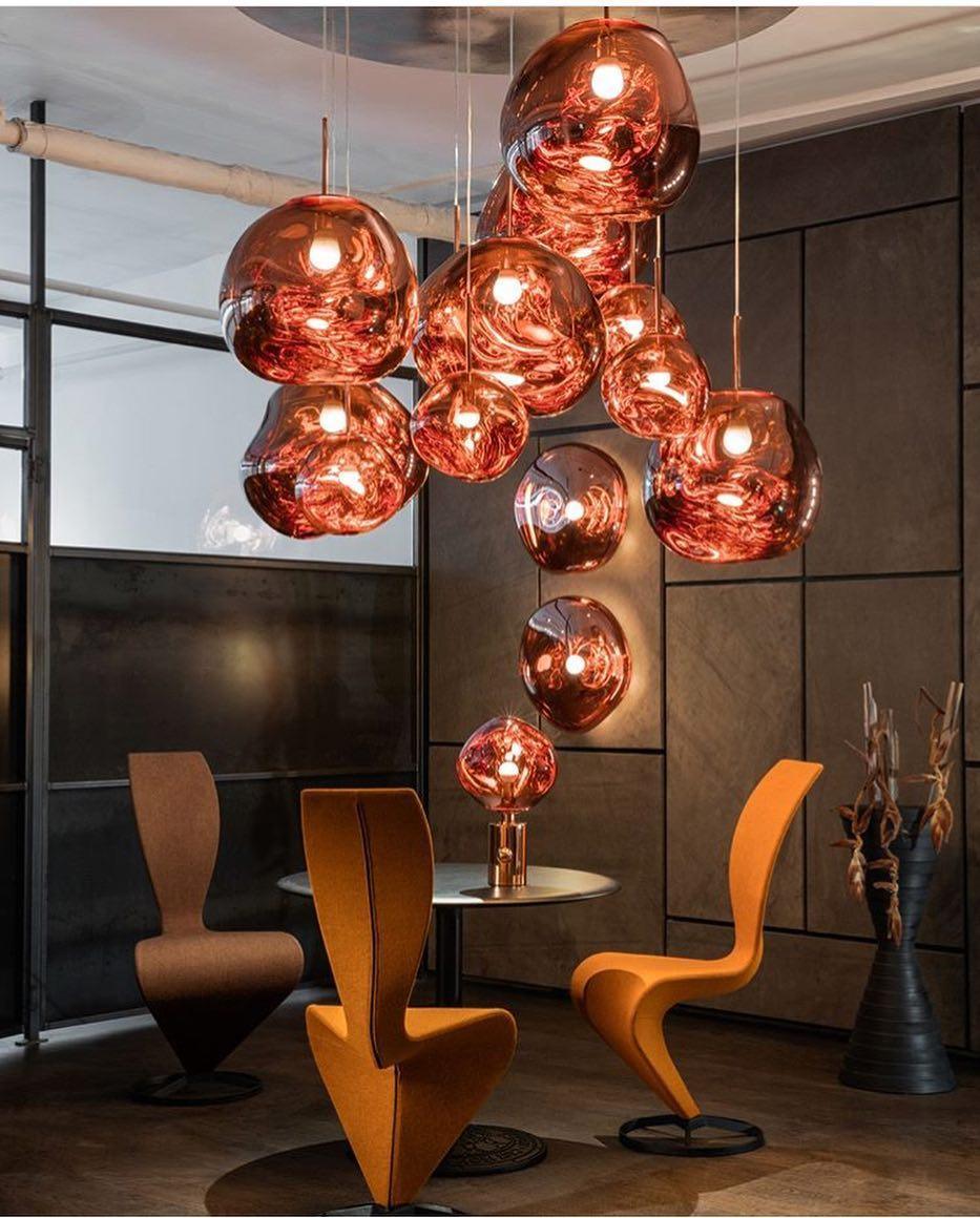 Lustra Pendelleuchte Lampe Modern Lava Acryl-Las Sola