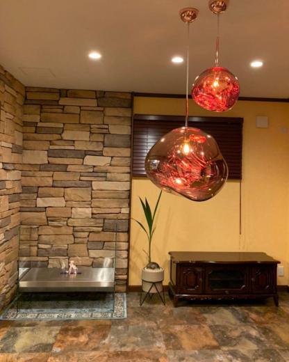 Lustra Pendelleuchte Lampe Modern Lava Acryl-Las Sola