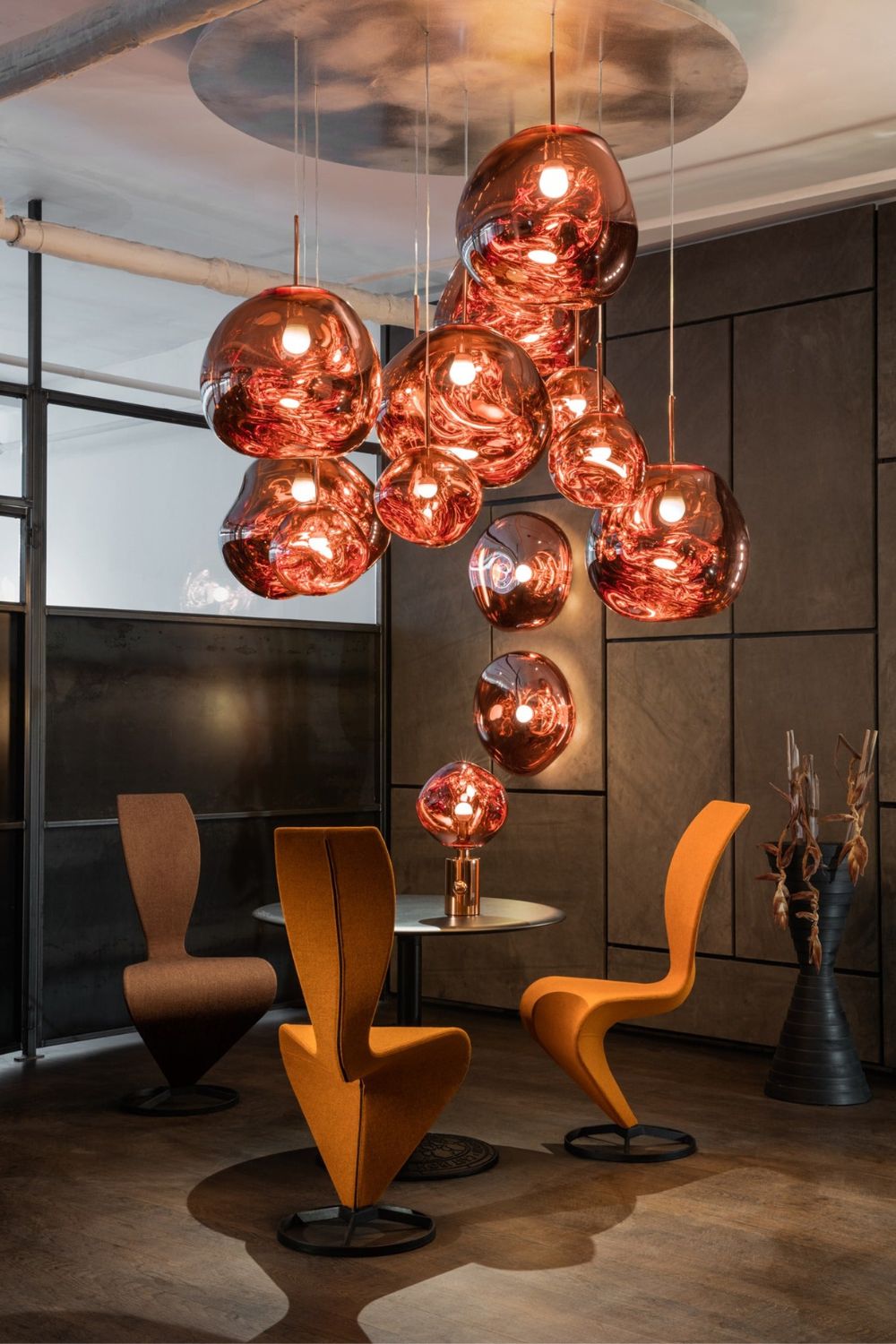 Lustra Pendelleuchte Lampe Modern Lava Acryl-Las Sola