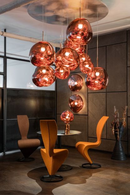 Lustra Pendelleuchte Lampe Modern Lava Acryl-Las Sola