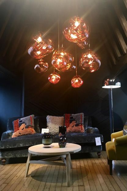 Lustra Pendelleuchte Lampe Modern Lava Acryl-Las Sola