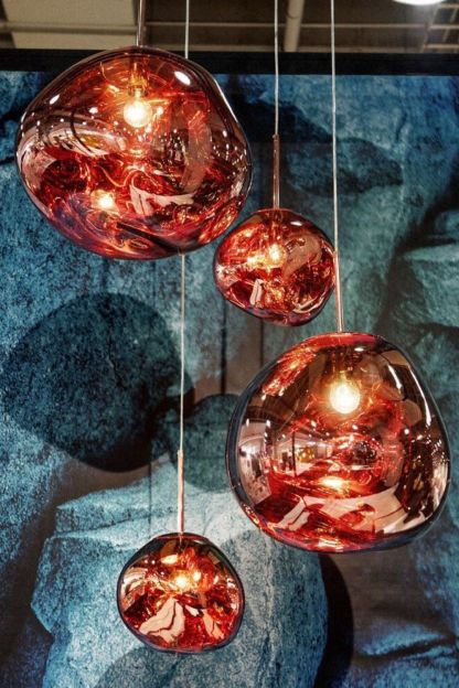 Lustra Pendelleuchte Lampe Modern Lava Acryl-Las Sola
