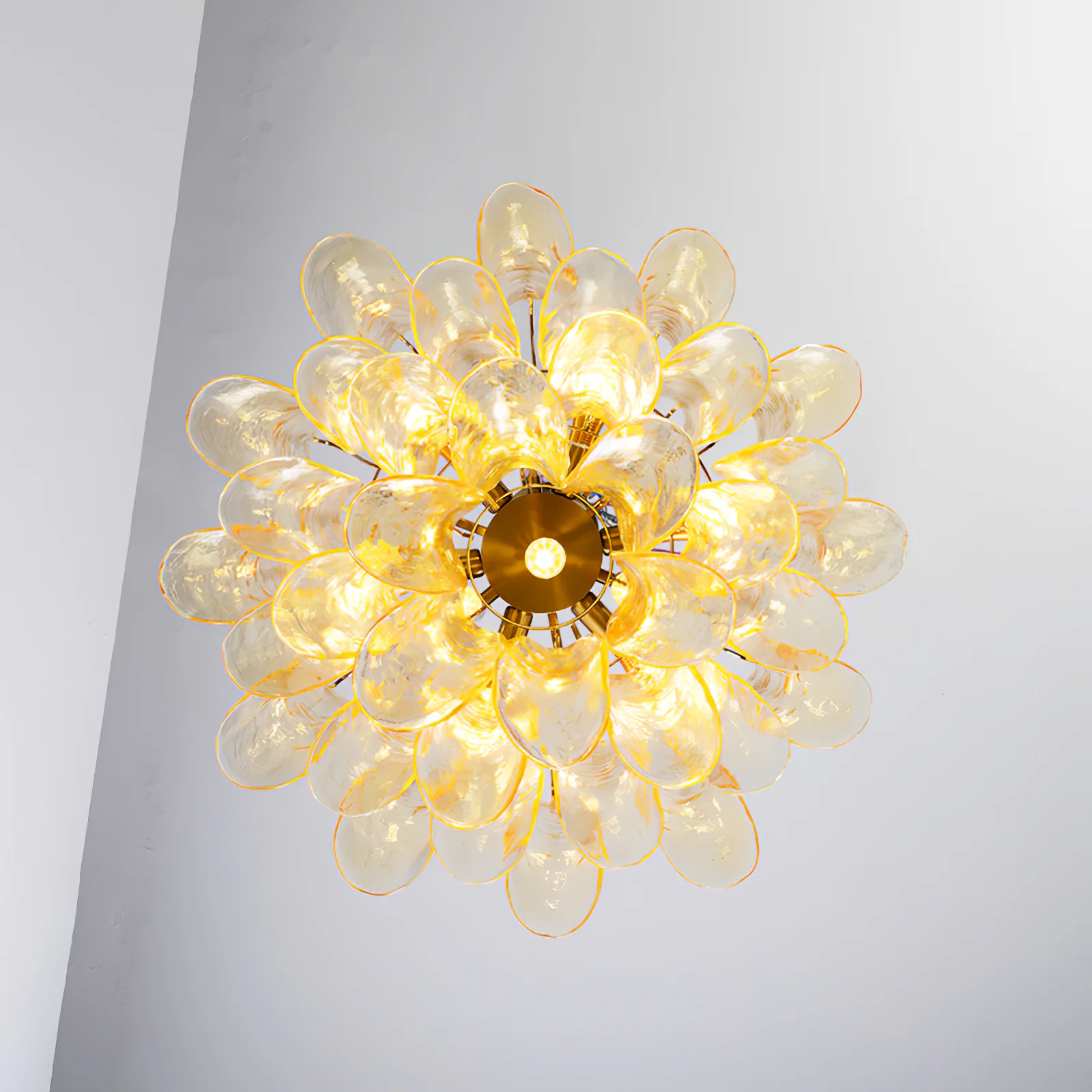 Alessio Vintage Luxury Metal Glass Chandelier Living Dining Room Bedroom