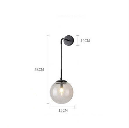 Nordic Modern Glass Ball Wall Lamps