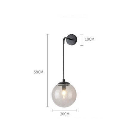 Nordic Modern Glass Ball Wall Lamps