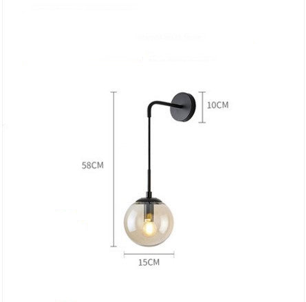 Nordic Modern Glass Ball Wall Lamps
