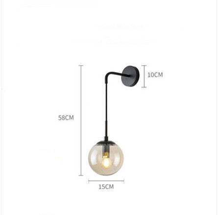 Nordic Modern Glass Ball Wall Lamps