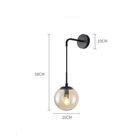 Nordic Modern Glass Ball Wall Lamps