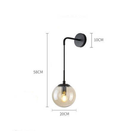 Nordic Modern Glass Ball Wall Lamps