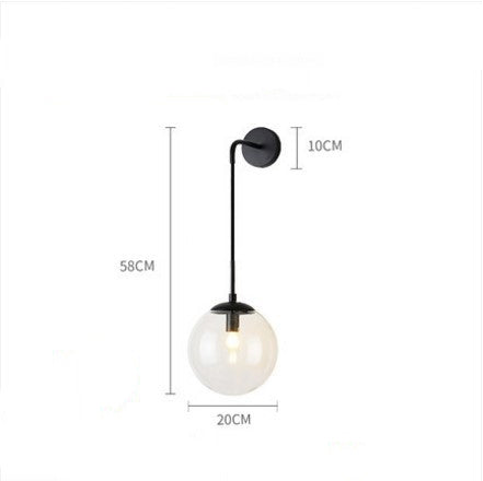 Nordic Modern Glass Ball Wall Lamps