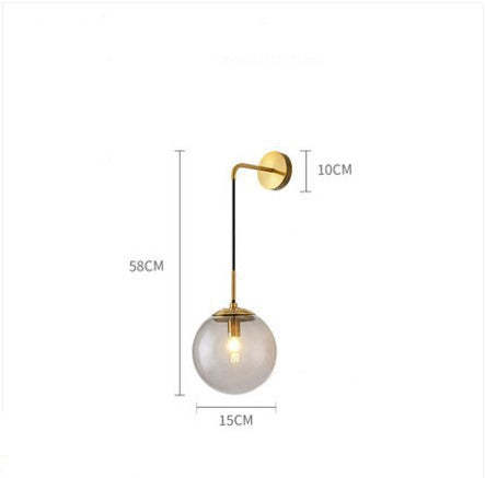 Nordic Modern Glass Ball Wall Lamps