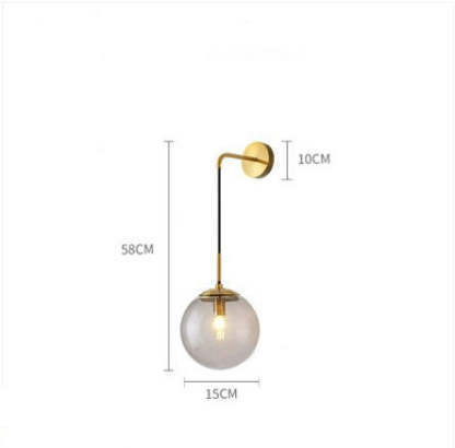 Nordic Modern Glass Ball Wall Lamps