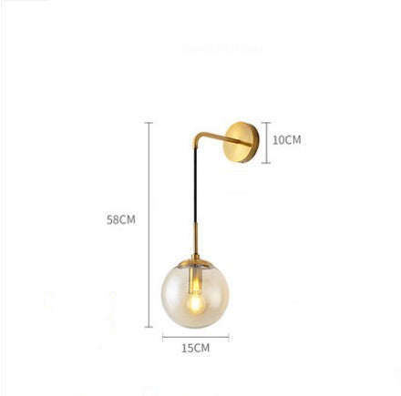 Nordic Modern Glass Ball Wall Lamps