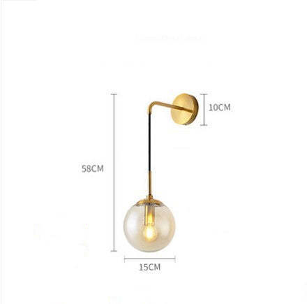 Nordic Modern Glass Ball Wall Lamps
