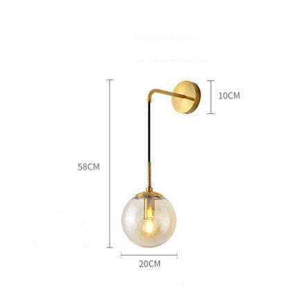Nordic Modern Glass Ball Wall Lamps