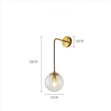 Nordic Modern Glass Ball Wall Lamps