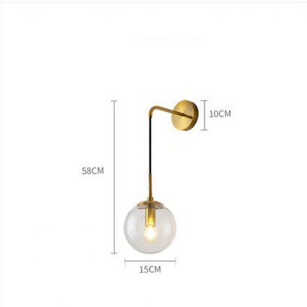 Nordic Modern Glass Ball Wall Lamps