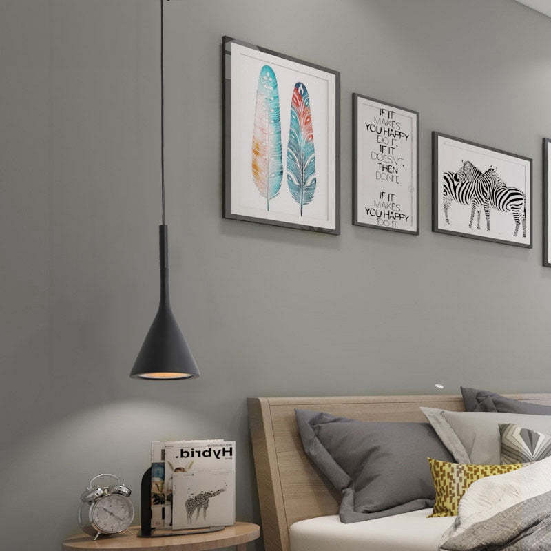 Morandi Modern LED Pendelleuchte Esszimmer Restaurant Metall