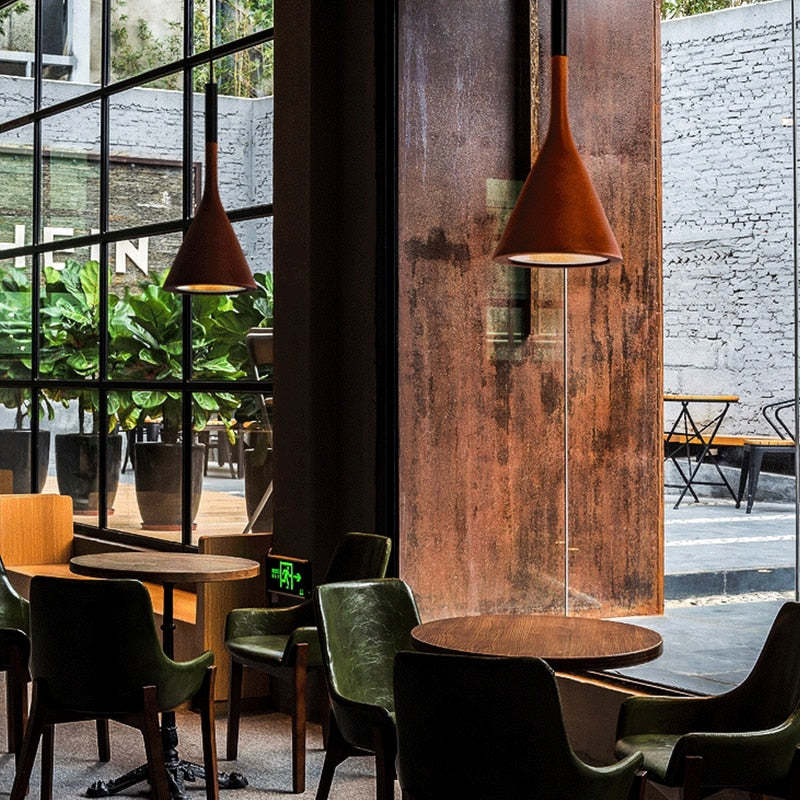 Morandi Modern LED Pendelleuchte Esszimmer Restaurant Metall