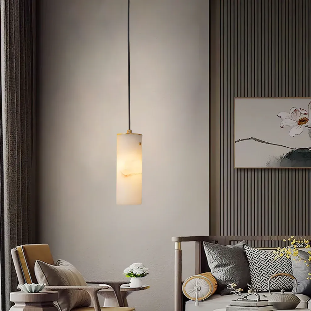 Jade Modern Pendelleuchte Licht Alabaster Schlafzimmer Esszimmer