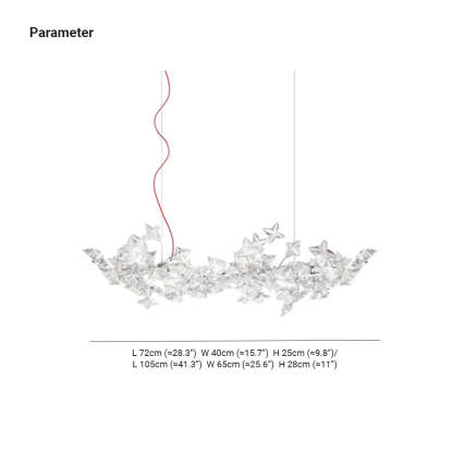 Olivia Luxury Star Acryl Pendelleuchte, Wohnzimmer, Silber