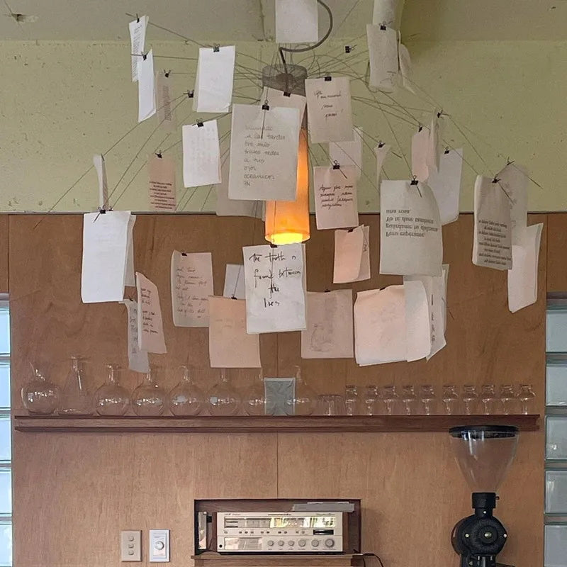 Ortheen Moderner Kronleuchter aus Papier-Las Sola
