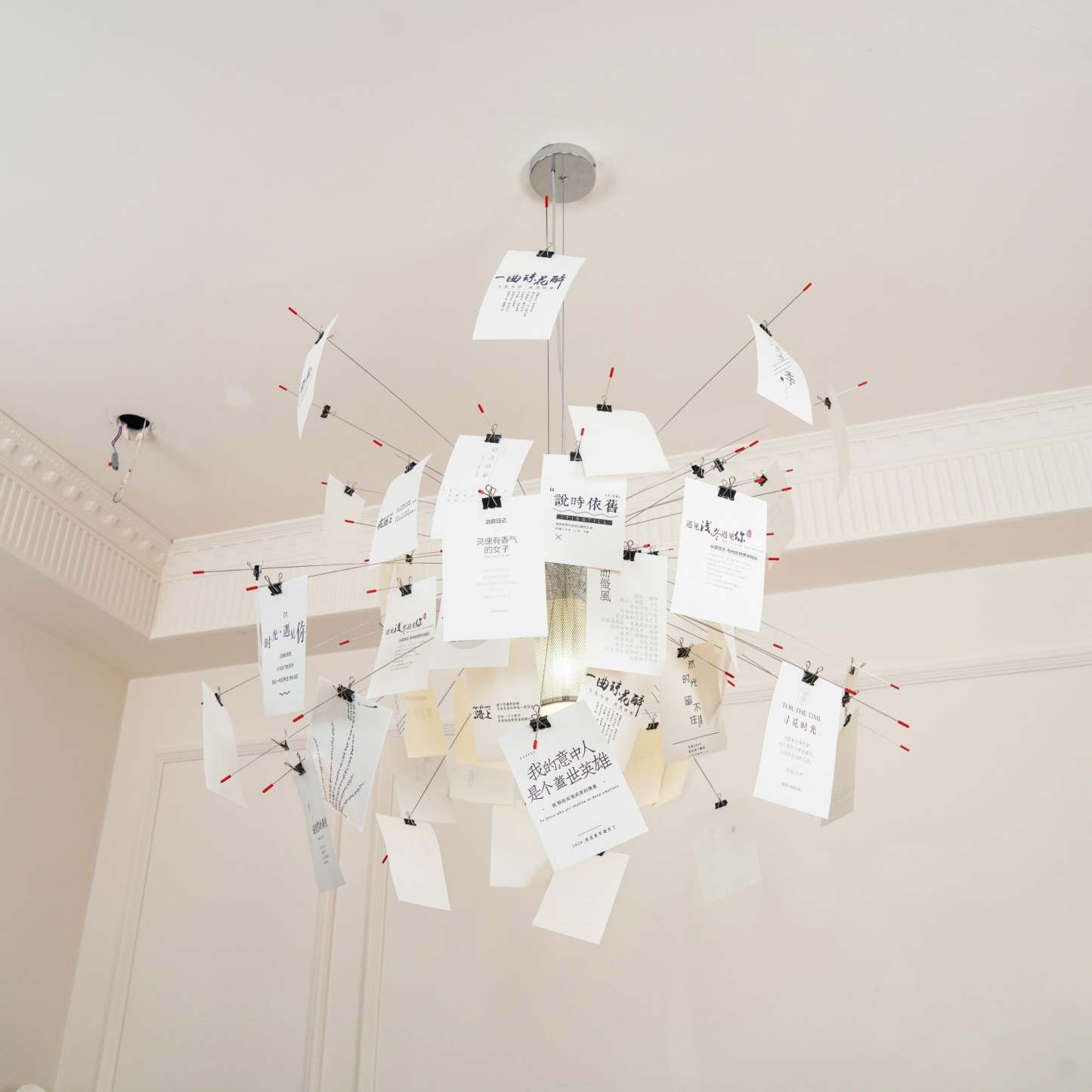 Ortheen Moderner Kronleuchter aus Papier-Las Sola