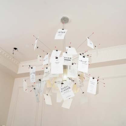 Ortheen Moderner Kronleuchter aus Papier-Las Sola