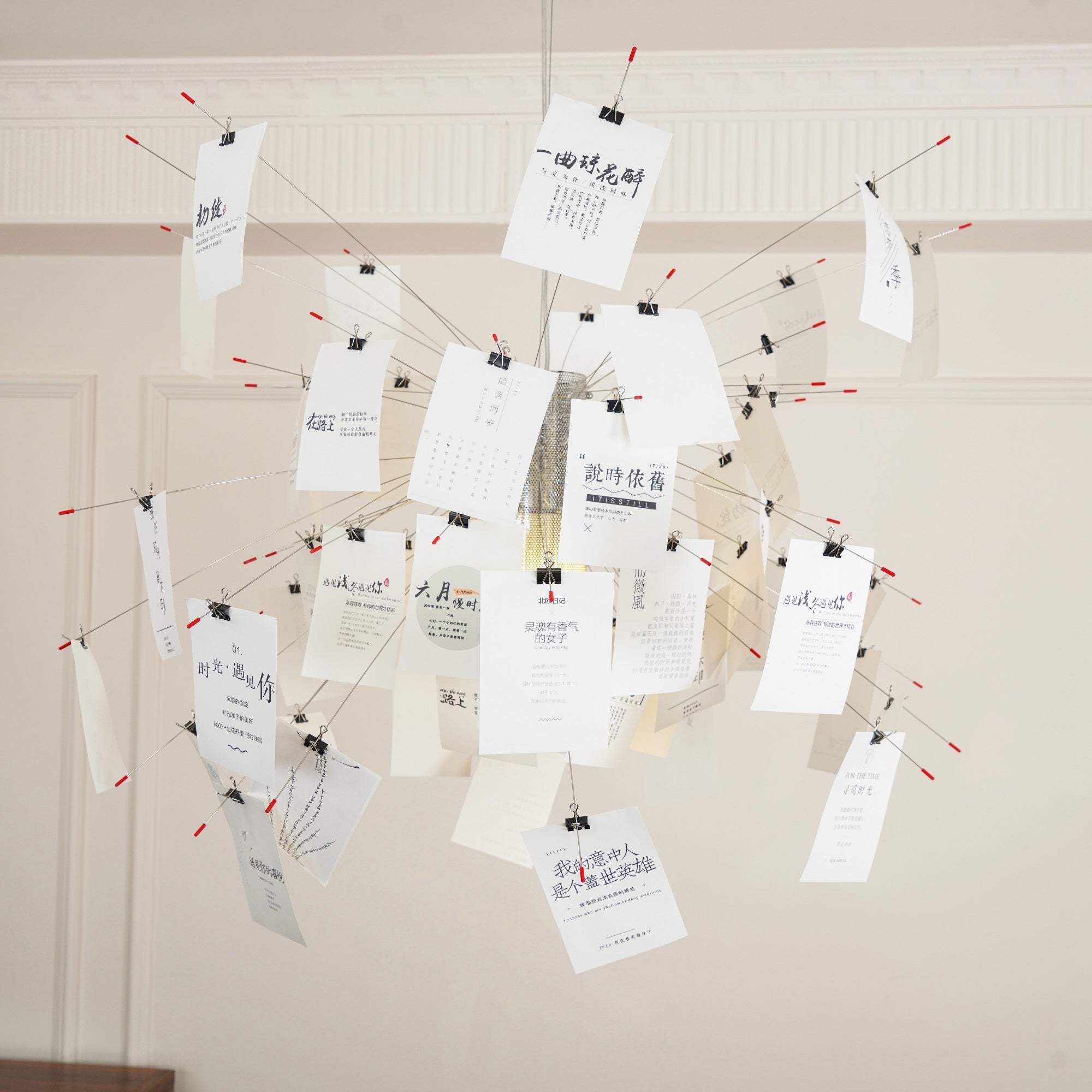 Ortheen Moderner Kronleuchter aus Papier-Las Sola