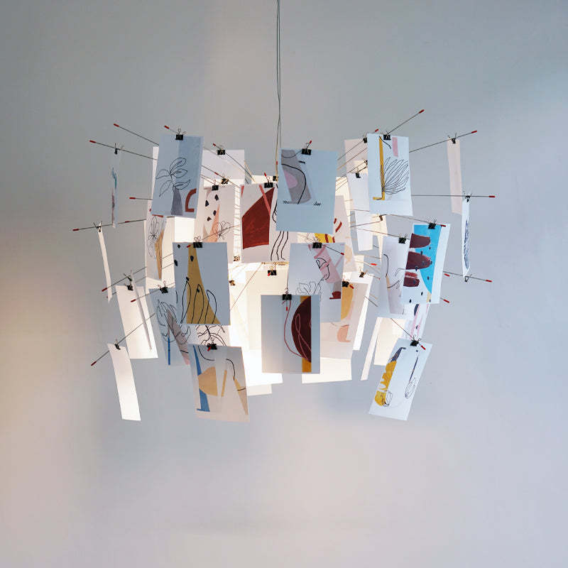 Ortheen Moderner Kronleuchter aus Papier-Las Sola