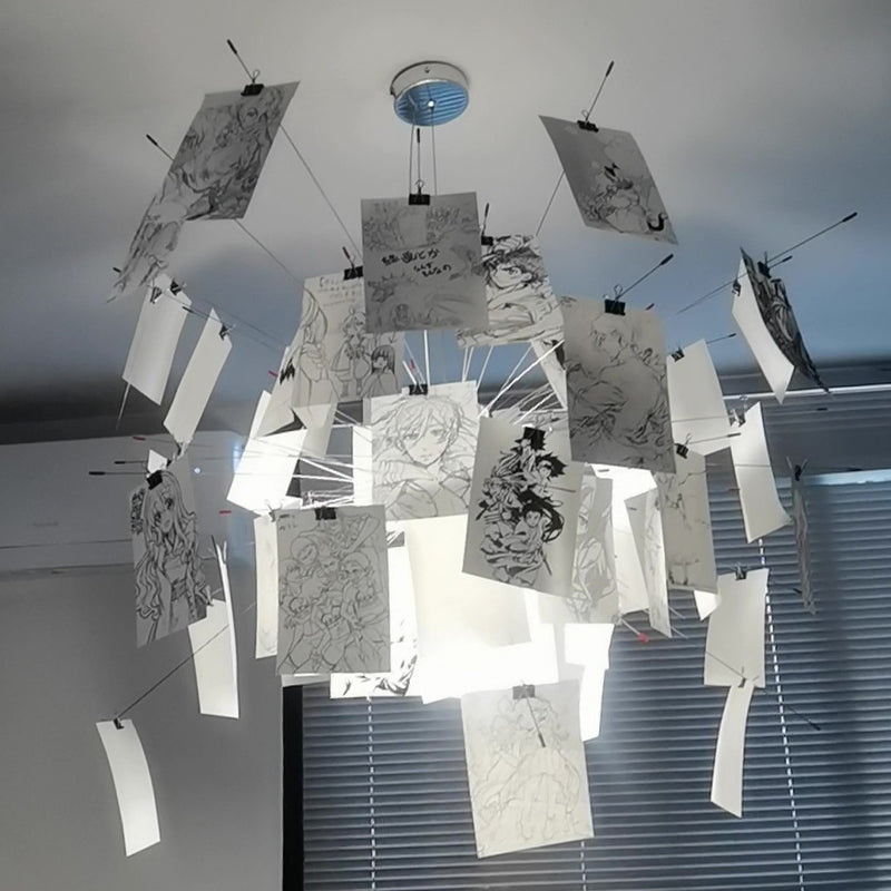 Ortheen Moderner Kronleuchter aus Papier-Las Sola